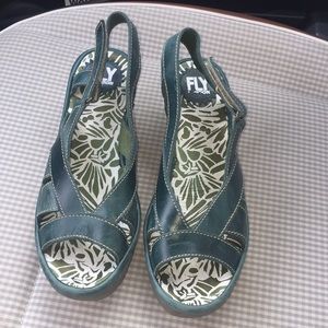 Fly London Green Sandals